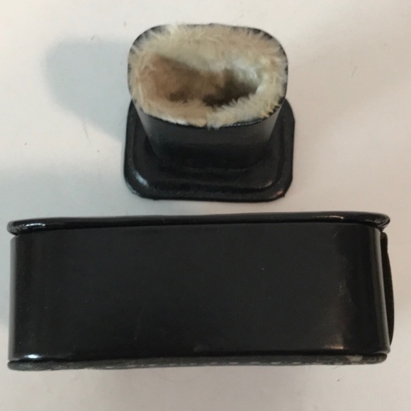 Hickok Black Leather Dresser Valet  Original -Mad Men Alert Hickok Vintage - Picture 9 of 15